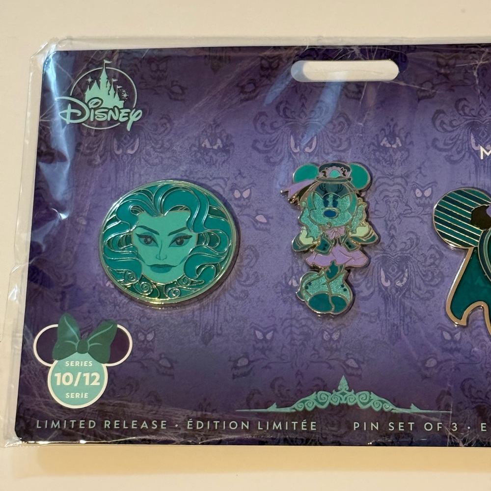 NWT Minnie Mouse: The Main Attraction Pin Set –The Haunted Mansion-LR - Picture 2 of 11